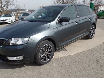Gebraucht Skoda Rapid Joy 125 PS (91 kW) 2016 Grau metallic Limousine