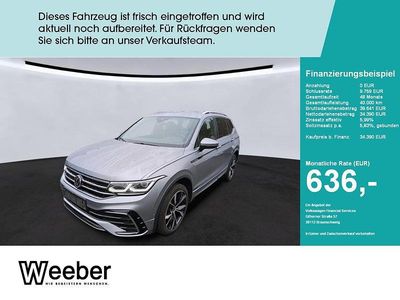 Pyrit silber (metallic) Gebraucht 2021 VW Tiguan Allspace R-line SUV | 34.390 € (Fairer Preis)