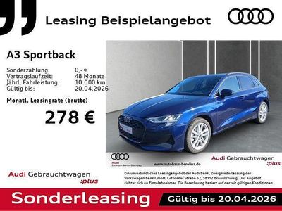 Gebraucht Audi A3 Ambiente 116 PS (85 kW) 2025 Blau Limousine