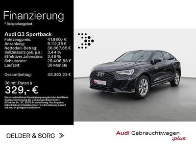 Second-hand Audi Q3 Sportback S-Line 150 CP (110 kW) 2025 Negru SUV