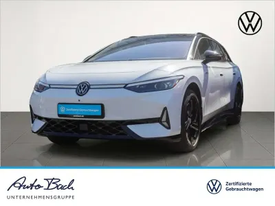Gebraucht VW ID.7 GTX 250 kW (340 PS) 2025 Gletscherweiß metallic/schwarz Kombi