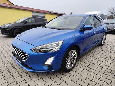 Blau Gebraucht 2019 Ford Focus Titanium Limousine | 13.790 € (Etwas zu teuer)