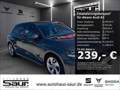 Grau Gebraucht 2024 Audi A3 S-Line Limousine | 24.680 € (Guter Preis)