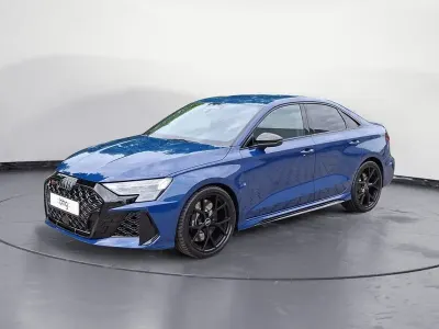 Ny Audi RS3 Sport 400 HK (294 kW) 2026 Blå Sedan