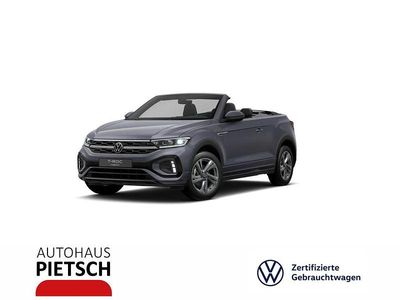 Gebraucht VW T-Roc Cabriolet R-line 150 PS (110 kW) 2025 Rauchgrau metallic/schwarz Cabrio