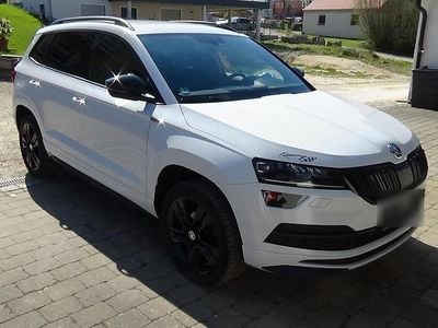 Używany Skoda Karoq SportLine 150 KM (110 kW) 2019 Biały SUV