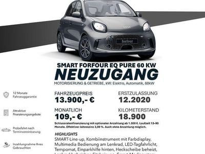 Gebraucht Smart ForFour Electric Drive 60 kW (82 PS) 2020 Grau Kleinwagen