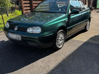 Brugt VW Golf Cabriolet Highline 101 HK (74 kW) 1998 Grøn Cabriolet