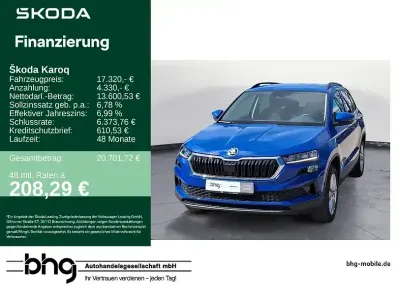 Gebraucht Skoda Karoq Ambition 110 PS (80 kW) 2023 Blau SUV