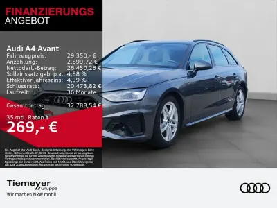 Brugt Audi A4 S-Line 204 HK (150 kW) 2023 Grå Stationcar