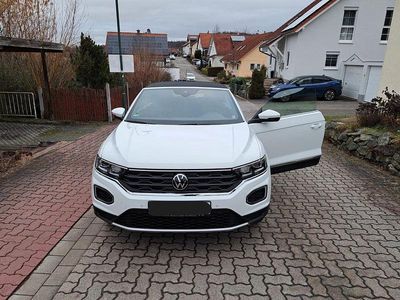 Gebraucht VW T-Roc Cabriolet Style 150 PS (110 kW) 2021 Weiß Cabrio