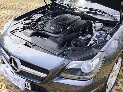 Brugt Mercedes SLK200 184 HK (135 kW) 2014 Grå Cabriolet