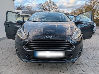Brugt Ford Fiesta Titanium 80 HK (58 kW) 2017 Blå Hatchback