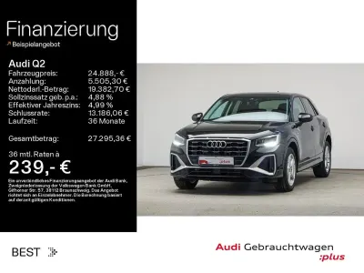 Używany Audi Q2 S-Line 150 KM (110 kW) 2022 Czarny SUV
