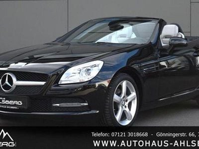 Gebraucht Mercedes SLK200 184 PS (135 kW) 2015 Obsidianschwarz  lack Cabrio