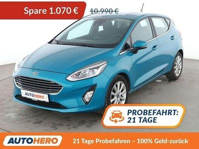 Gebraucht Ford Fiesta Titanium 101 PS (74 kW) 2018 Blue wave Limousine