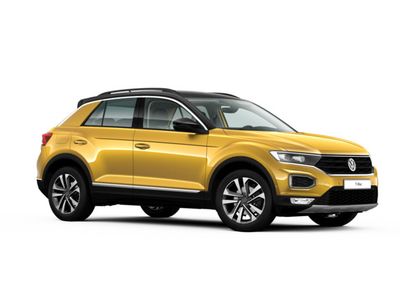 Gebraucht VW T-Roc IQ Drive 116 PS (85 kW) 2019 Gelb SUV