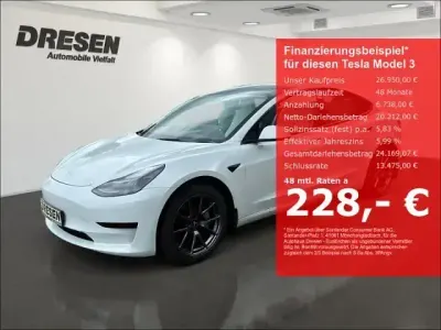 Käytetty Tesla Model 3 Standard Range Plus 239 kW (325 HP) 2021 Valkoinen Sedan