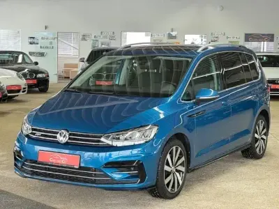 Gebraucht VW Touran R-line 150 PS (110 kW) 2019 Blau Van / Kleinbus