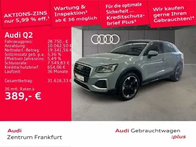 Gebraucht Audi Q2 Advanced Plus 150 PS (110 kW) 2025 Pfeilgrau perleffekt SUV