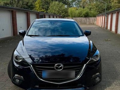 Usata Mazda 3 120 CV (88 kW) 2014 Blu Berlina