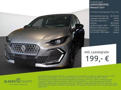 Gebraucht Renault Clio V Techno 158 PS (116 kW) 2025 Grau Limousine