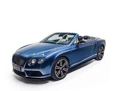 Gebraucht Bentley Continental GT Convertible 529 PS (389 kW) 2014 Blau Cabrio