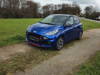 Usata Hyundai i10 N Line 101 CV (74 kW) 2020 Blu Utilitaria