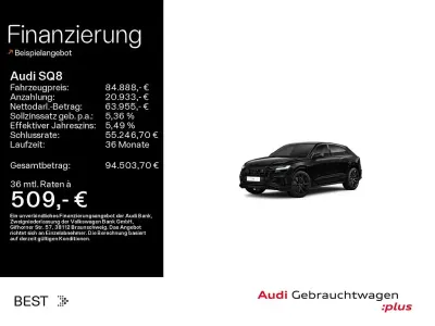 Gebraucht Audi SQ8 Competition 507 PS (372 kW) 2023 Mythosschwarz metallic SUV