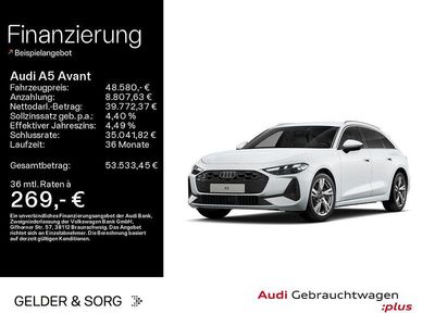 Gebraucht Audi A5 Ambiente 204 PS (150 kW) 2025 Gletscherweiß metallic Kombi