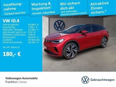Gebraucht VW ID.4 GTX 219 kW (299 PS) 2021 Kings red metallic/schwarz SUV