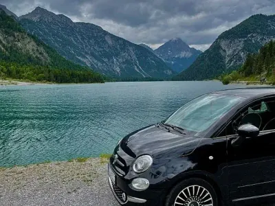 Gebraucht Fiat 500 Lounge 86 PS (63 kW) 2016 Schwarz Kleinwagen