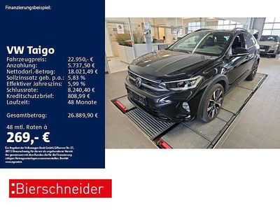 Brugt VW Taigo R-line 110 HK (80 kW) 2024 Sort SUV