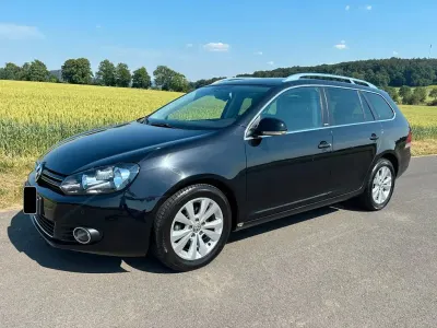 Gebraucht VW Golf VII Style 105 PS (77 kW) 2012 Schwarz Kombi