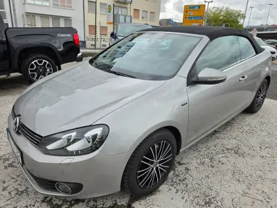 Gebraucht VW Golf Cabriolet LOUNGE 150 PS (110 kW) 2016 Silber Cabrio