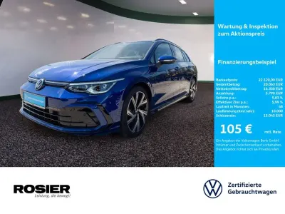 Gebraucht VW Golf VIII R-line 150 PS (110 kW) 2023 Blau / lapiz blue (metallic) Kombi