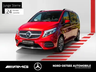 Gebraucht Mercedes V300 Avantgarde Edition 237 PS (174 kW) 2022 Hyazinthrot metallic Van / Kleinbus