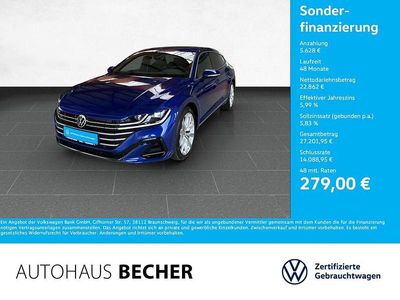 Second-hand VW Arteon R-line 218 CP (160 kW) 2021 Albastru Break