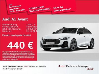 Gebraucht Audi A5 S-Line 204 PS (150 kW) 2025 Gletscherweiß metallic Kombi