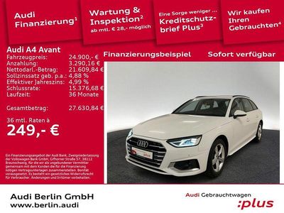 Gebraucht Audi A4 Advanced Plus 150 PS (110 kW) 2022 Ibisweiß Kombi