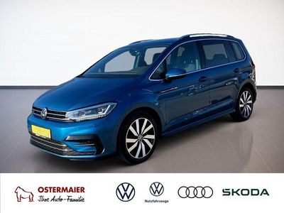 Usata VW Touran R-line 150 CV (110 kW) 2020 Blu Monovolume