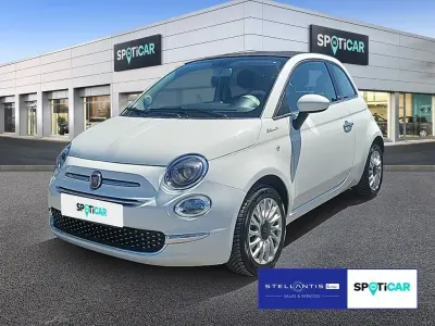 Używany Fiat 500C Dolcevita 69 KM (50 kW) 2023 Biały Kabriolet
