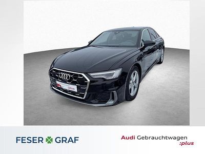 Mythosschwarz metallic Gebraucht 2025 Audi A6 Ambiente Limousine | 55.890 € (Teuer)