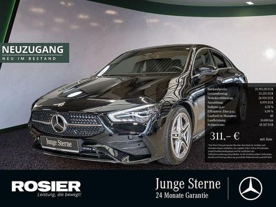 Schwarz / kosmosschwarz Gebraucht 2024 Mercedes CLA200 Premium Coupé | 35.915 € (Fairer Preis)