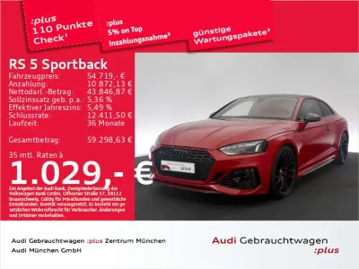 Gebraucht Audi RS5 Sport 450 PS (330 kW) 2020 Tangorot metallic Coupé