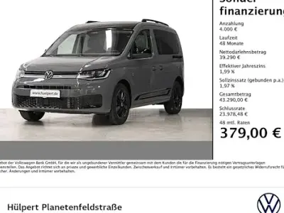 Neu VW Caddy Edition 116 PS (85 kW) 2026 Schwarz Van / Kleinbus