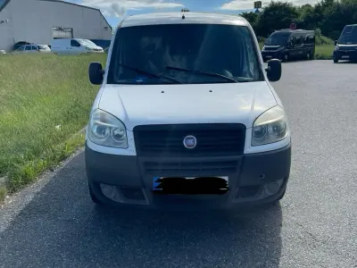 Gebraucht Fiat Doblò 75 PS (55 kW) 2008 Weiß Van / Kleinbus