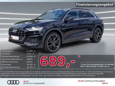 Gebraucht Audi Q8 S-Line 286 PS (210 kW) 2022 Schwarz metallic SUV