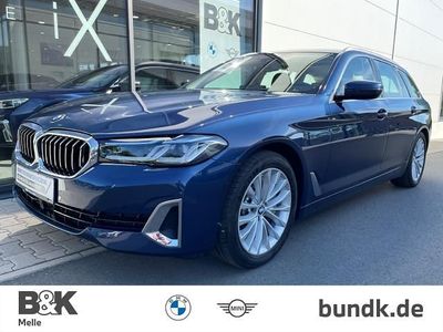 Gebraucht BMW 530 Efficient Dynamics 252 PS (185 kW) 2021 Blau Kombi