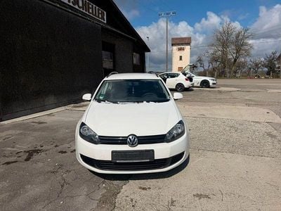 Gebraucht VW Golf VI Trendline 105 PS (77 kW) 2010 Weiß Kleinwagen